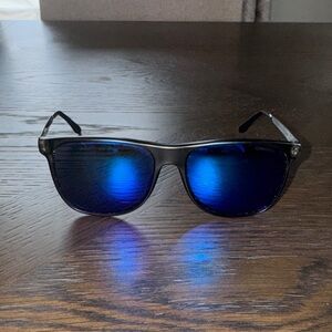 Carrera Black Sunglasses with Blue Lenses